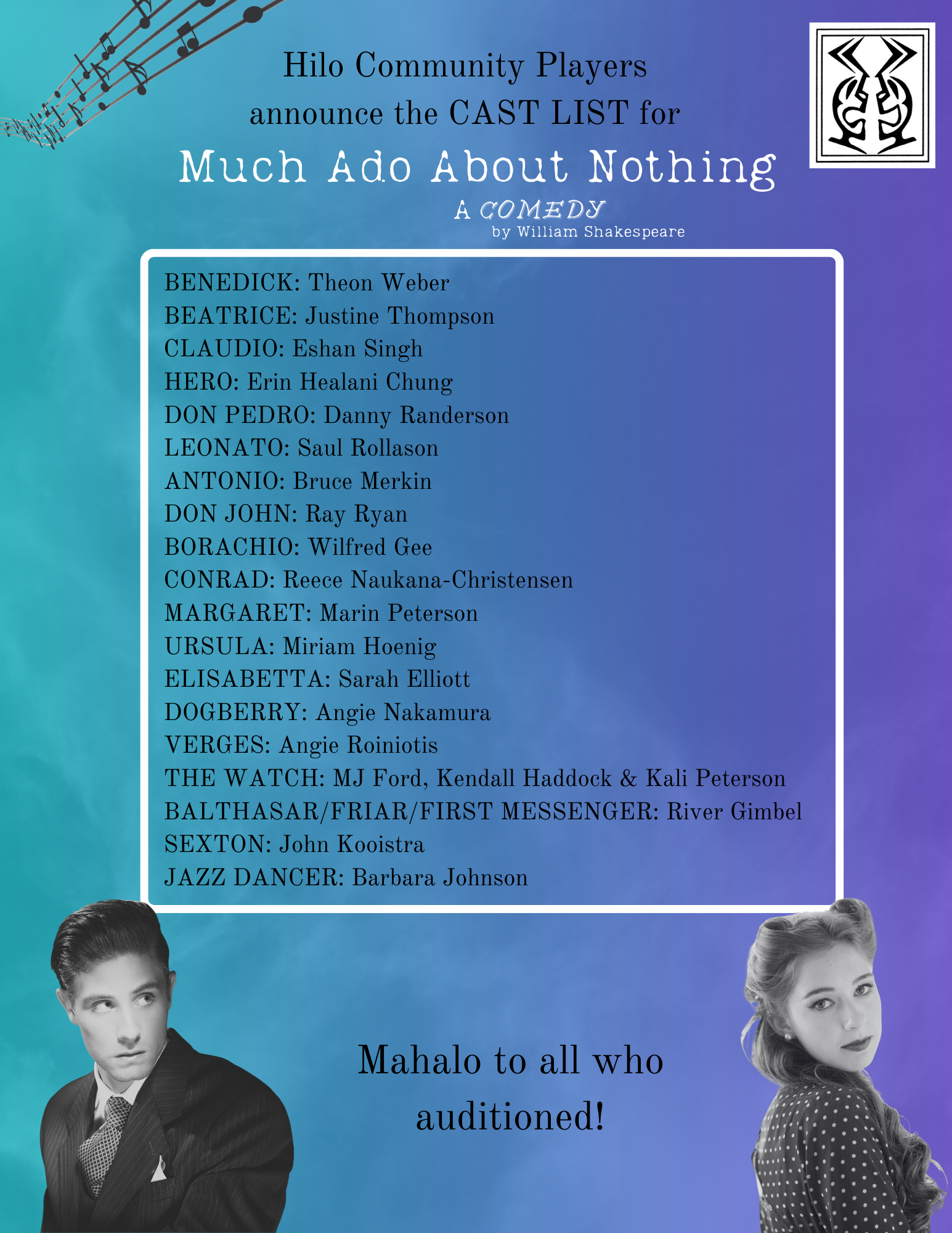 Much Ado Cast List