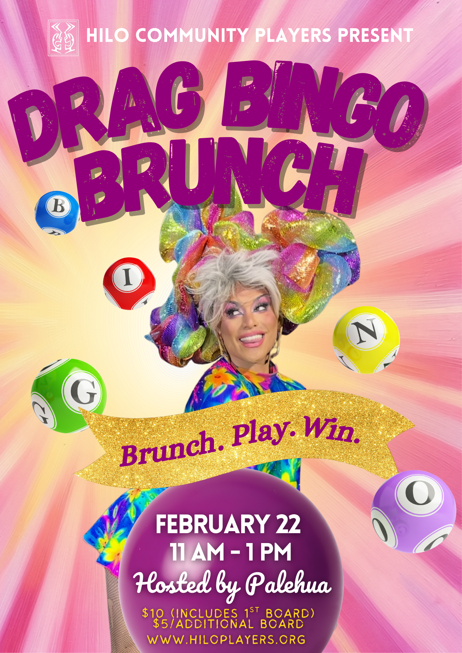 Drag Bingo Brunch FUEGO Dec 13