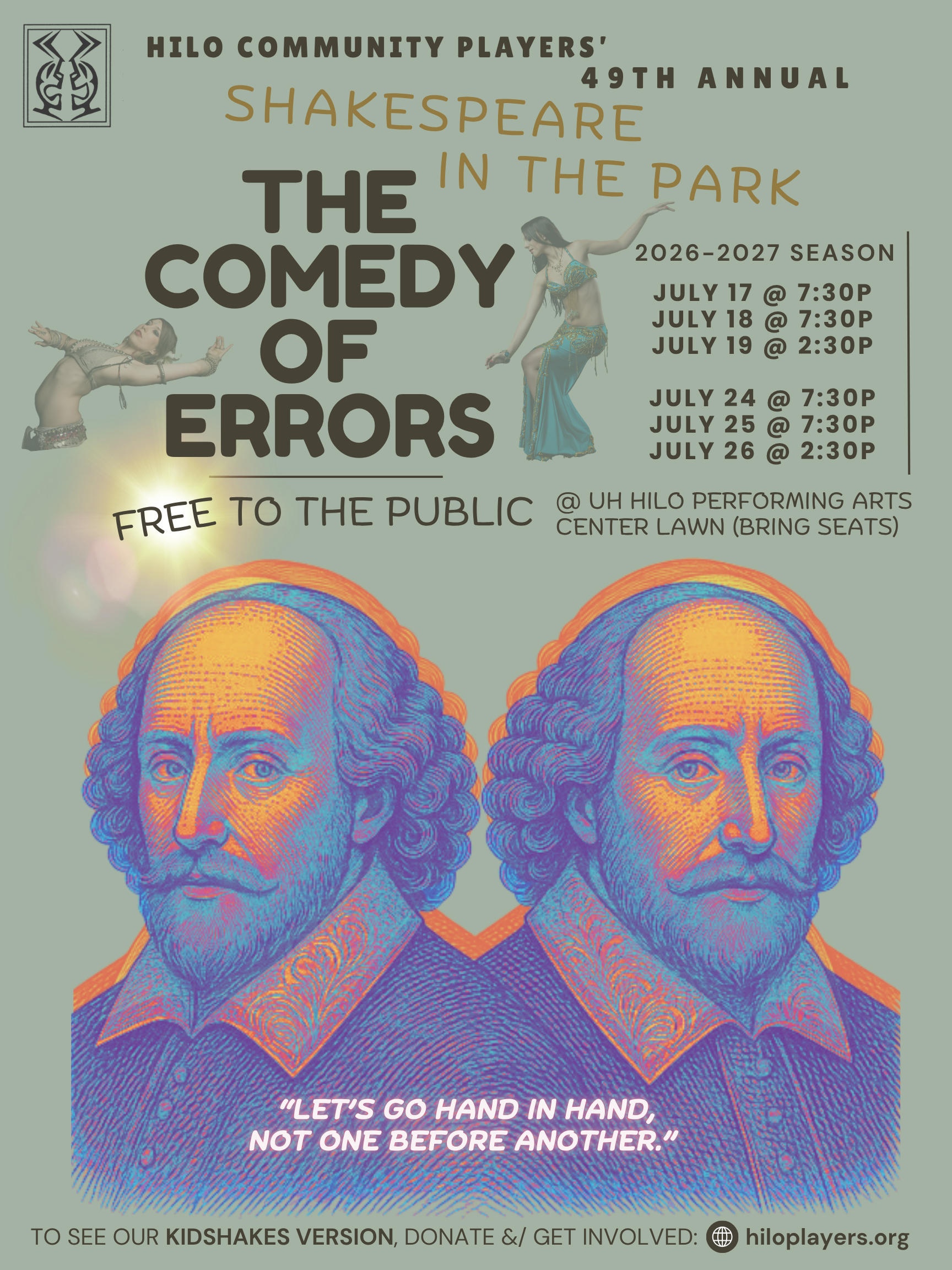 Comedy of Errors Poster FUEGO Dec 13